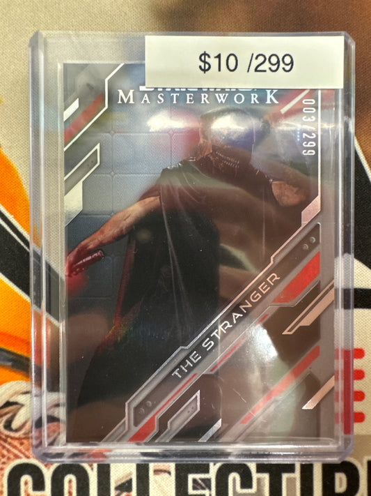 2025 Topps Star Wars Masterwork The Stranger The Mandalorian Refractor /299