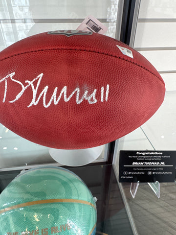 Fanatics Under Wraps Brian Thomas Jr. Autograph Football