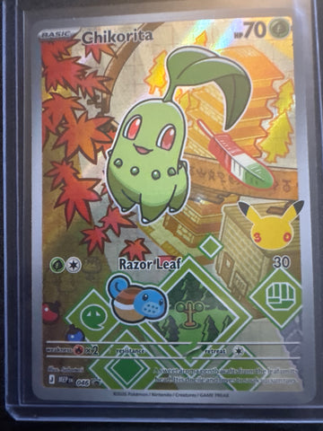 Pokemon Chikorita MEP 046 promo