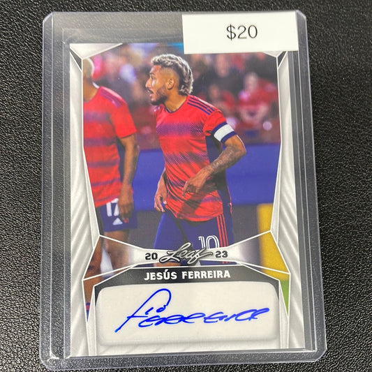 2023 Jesus Ferreira Leaf Soccer Auto