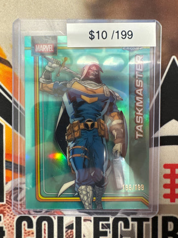 2026 Topps Chrome Marvel Taskmaster Aqua Refractor /199