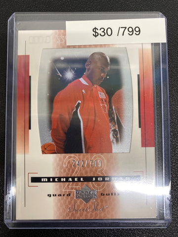 2003 Upper Deck Sweet Shot Michael Jordan MJ Sweetness /799