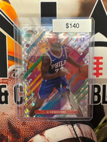 2025-26 Topps Finest NBA VJ Edgecombe Rookie Rare Hyper Refractor