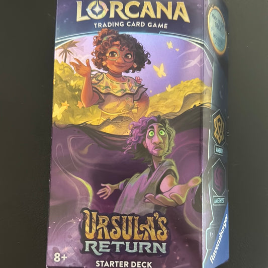 Lorcana Ursula’s Return Amber & Amethyst starter deck