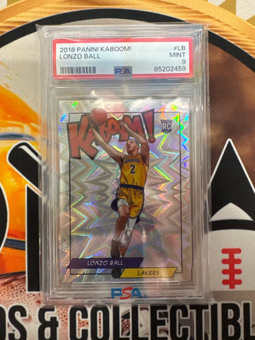 2018 Panini Kaboom! Lonzo Ball Rookie PSA 9