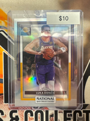 2026 Topps Chrome NBA X The National Luka Doncic Refractor