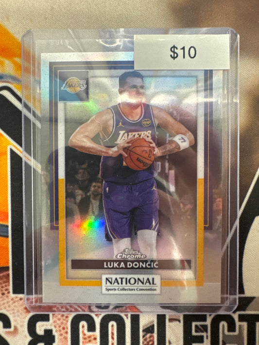 2026 Topps Chrome NBA X The National Luka Doncic Refractor