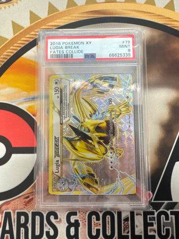 2016 Pokémon XY Lugia BREAK Fates Collide 79/124 PSA 9