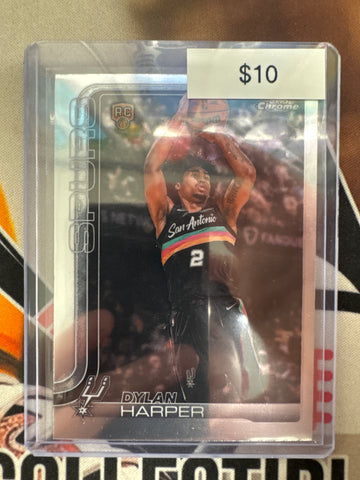 2026 Topps Chrome NBA Update Dylan Harper Rookie Base