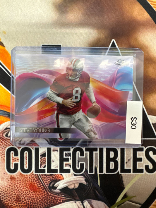 2024 Topps Chrome NFL Steve Young Helix SP