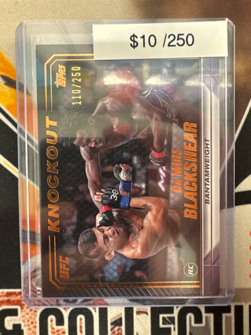 2024 Topps Knockout UFC Da’Mon Blackshear Rookie Bronze Refractor /299