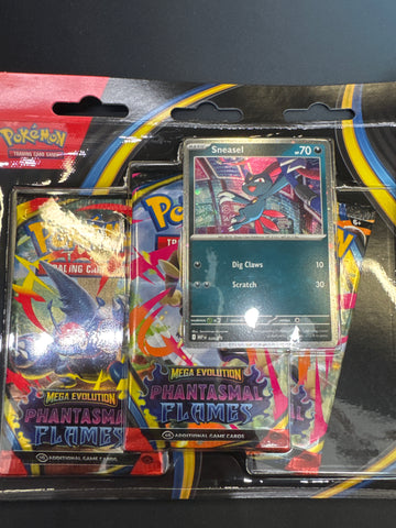 Pokemon Phantasmal Flames 3 pack blister with promo