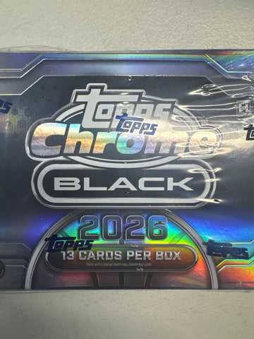 2025-26 Topps Chrome Black NBA hobby