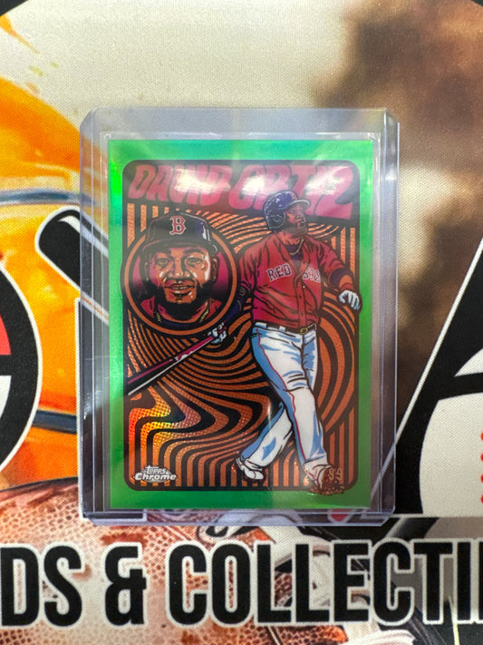 2024 Topps Chrome MLB David Ortiz Ultra Violet All-Stars Green /99