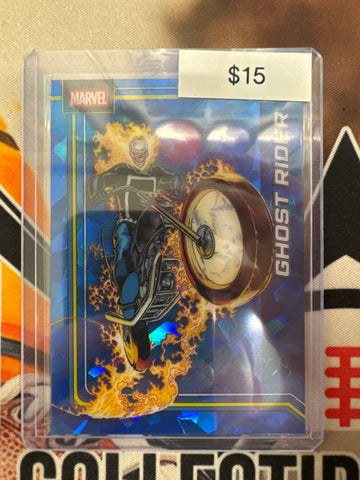 2026 Topps Chrome Marvel Sapphire Ghost Rider Sapphire Base
