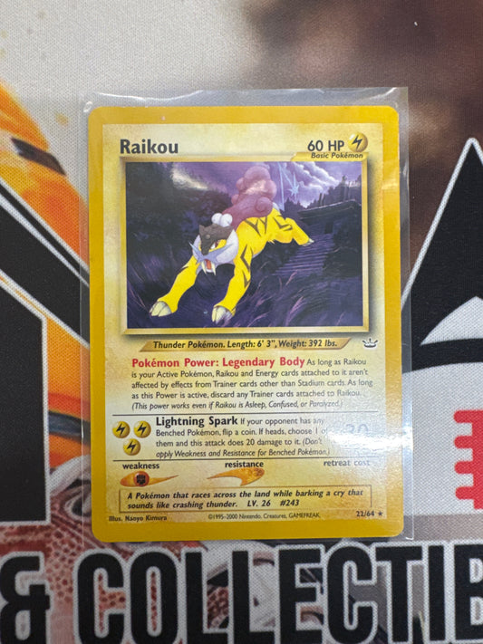 Pokémon Raikou 22/64 Neo Revelation