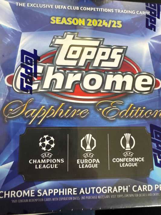 2024-25 Topps Chrome Champion’s League Sapphire Edition