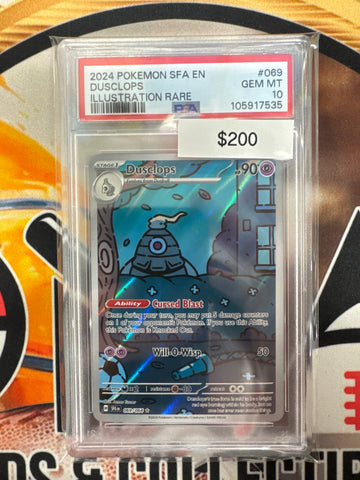 Pokemon Dusclops 069/064 Shrouded Fable PSA 10