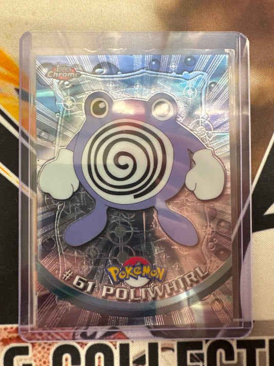 2000 Topps Chrome Pokemon Poliwhirl TV Animation Series #61