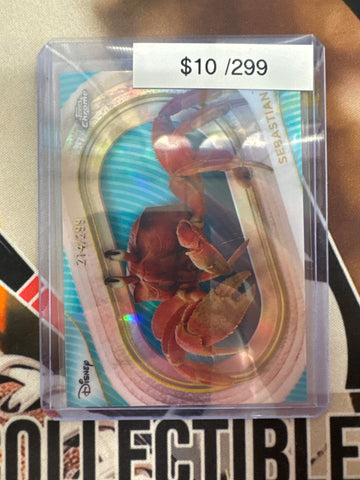 2025 Topps Chrome Disney Sebastian Teal Refractor /299