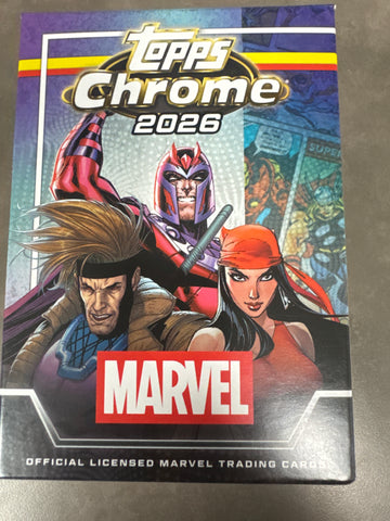 2026 Topps Chrome Marvel Comics Blaster