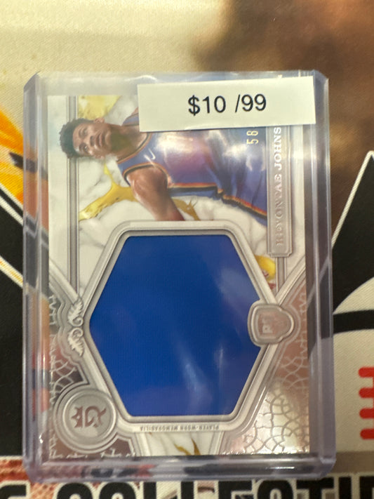 2024 Topps Royalty Basketball Keyonte Johnson Rookie Jumbo Relic Refractor /99