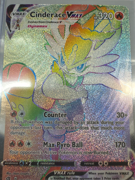 Pokemon Cinderace VMAX 194/192 Rebel Clash