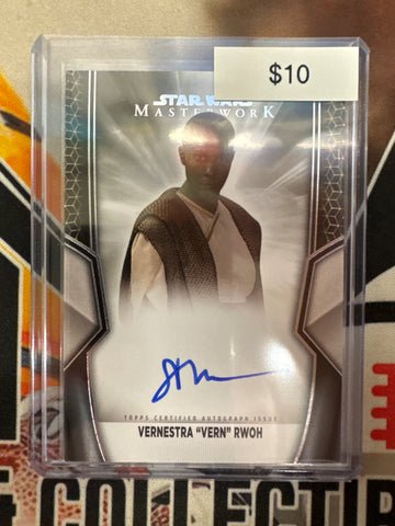 2025 Topps Star Wars Masterwork Rebecca Henderson As Vernestra “Vern” Rwoh Autograph