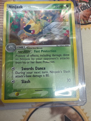 Pokemon Ninjask 13/107 holo Deoxys