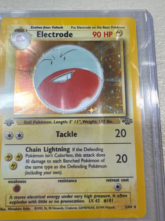 Pokémon Electrode Holo 1st edition 2/64
