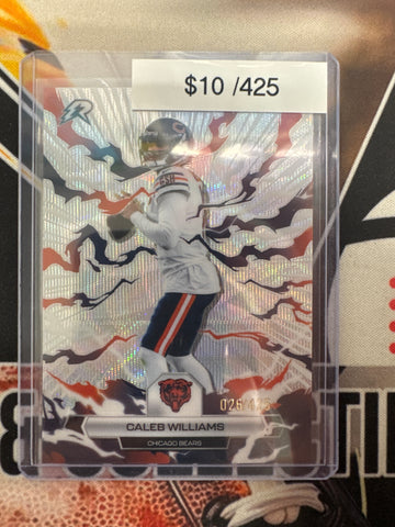 2026 Topps Resurgence NFL Caleb Williams Surge Refractor /425