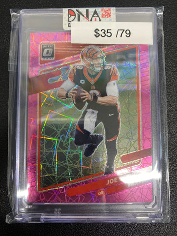 2021 Optic Joe Burrow Pink Velocity /79 134