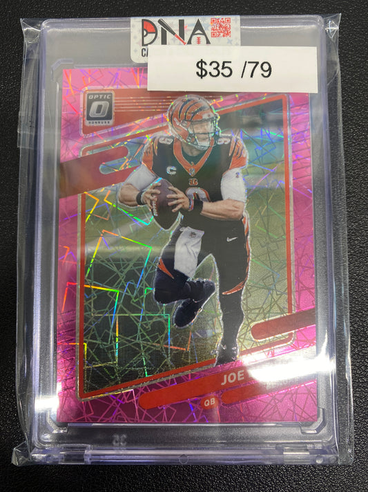 2021 Optic Joe Burrow Pink Velocity /79 134