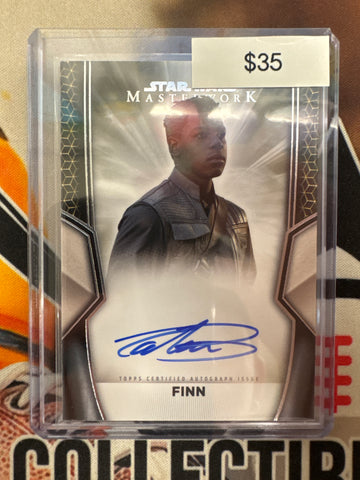 2025 Topps Star Wars Masterwork John Boyega As Finn Autograph