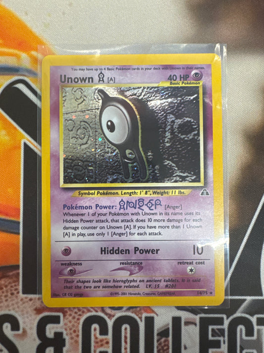 Pokémon Unown Holo 14/75 Neo Discovery
