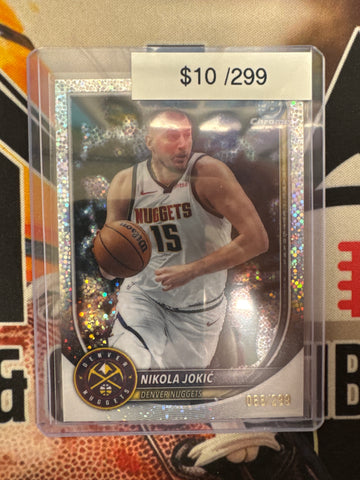 2025-26 Topps Bowman Chrome Basketball Nikola Jokic Speckle Refractor /299