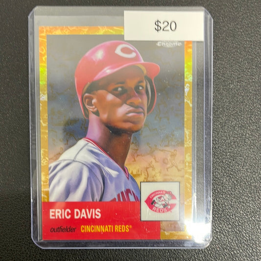 2022 Topps Chrome Gold Eric Davis /50