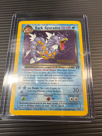 Pokemon Dark Gyarados PreRelease Team Rocket 8/82 MP
