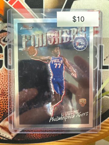 2025-26 Topps Finest Basketball VJ Edgecombe Finishers Rookie Base