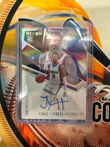 2020-21 Panini Recon Basketball Tyrese Haliburton Rookie True Potential Signatures