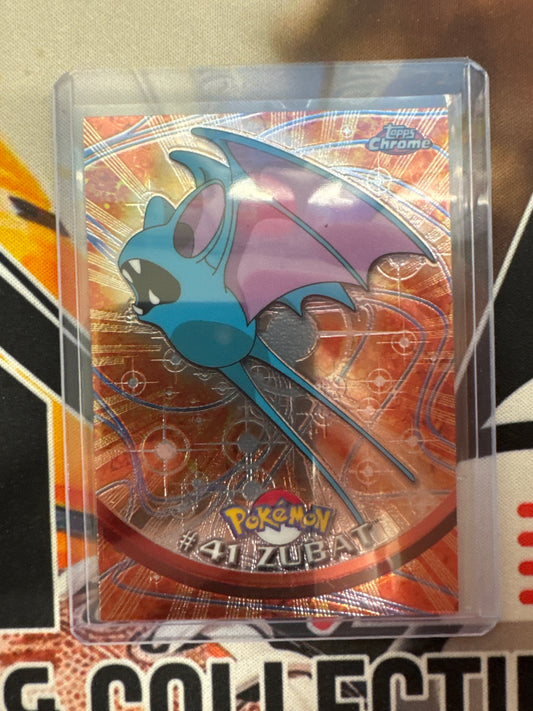 2000 Topps Chrome Pokemon Zubat TV Animation Series #41