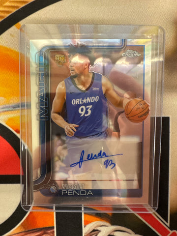 2025-26 Topps Chrome NBA Noah Penda Rookie Autograph