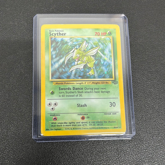 Pokémon Scyther Jungle Holo 10/64