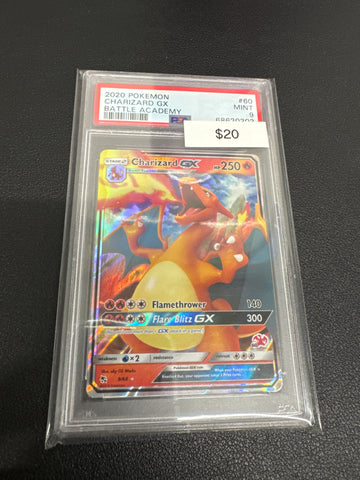 Pokemon Charizard GX battle academy 9/68 PSA 9