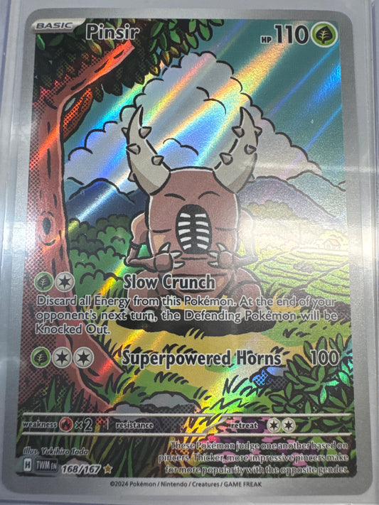 Pokemon Pinsir 168/167 Twilight Masquerade