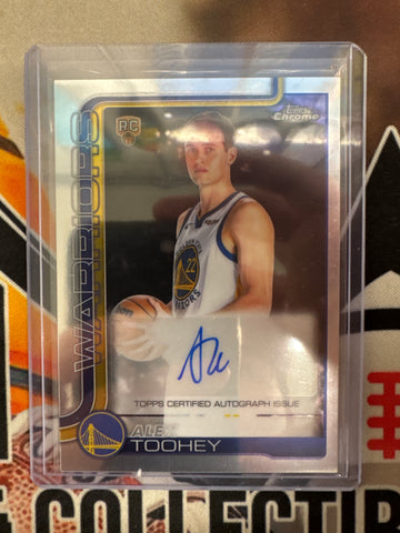 2026 Topps Chrome NBA Update Alex Toohey Rookie Autograph
