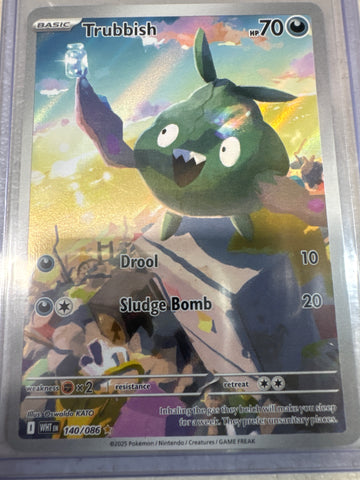 Pokemon Trubbish 140/086 White Flare