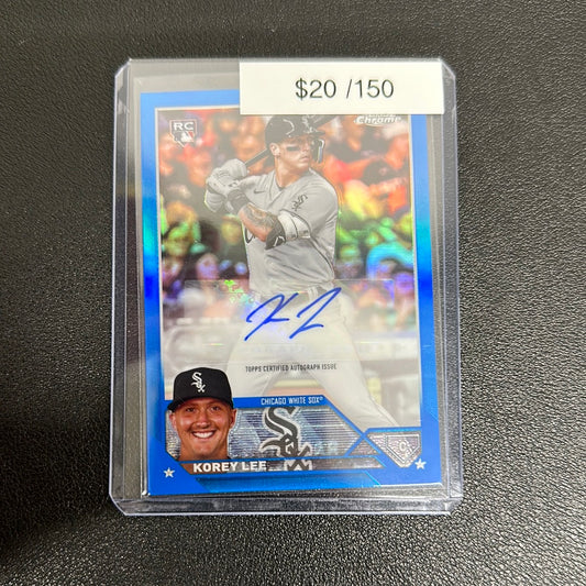 2023 Topps Chrome Korey Lee Blue #81/150 #AC-KL