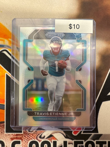 2021 Panini Prizm NFL Travis Etienne Jr. Rookie Silver Prizm