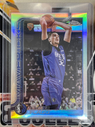 2025-26 Topps Chrome Basketball Cooper Flagg Rookie Refractor